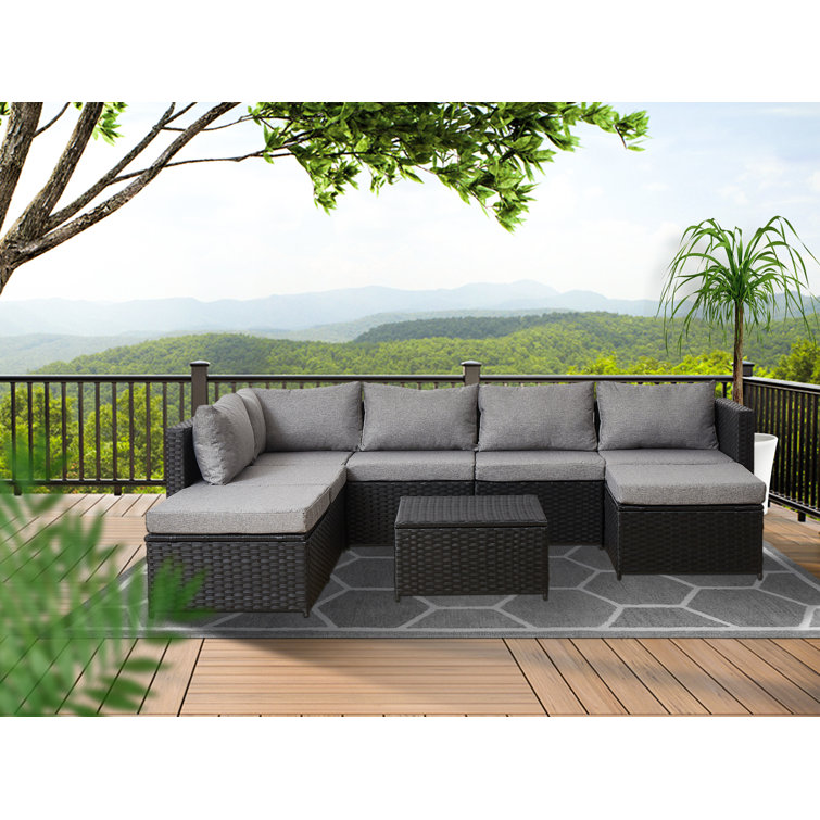 Outdoor corner seating online with storage